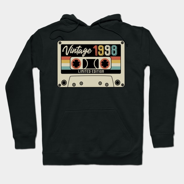 Vintage 1998 - Limited Edition - Vintage Style Hoodie by Debbie Art